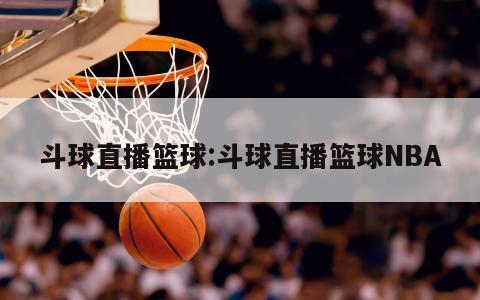 斗球直播篮球:斗球直播篮球NBA